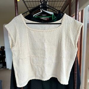 Mexican Woven Top Size Small